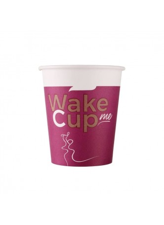 Бумажный стакан Wake Me Cup d=80 250мл оптом