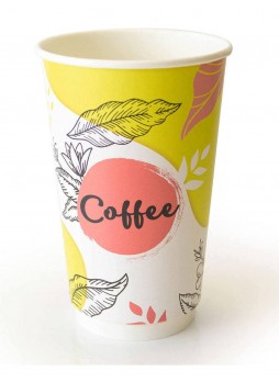 Бумажный термостакан Coffee pastel d=90 400 мл