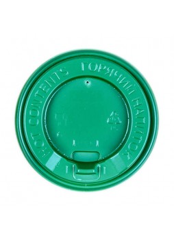 Крышка с клапаном Зеленая d=89