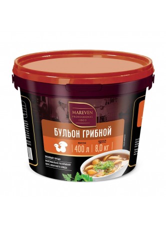 Грибной Бульон  Mareven Food (Россия), 8кг (КОД 13912) (+18°С)