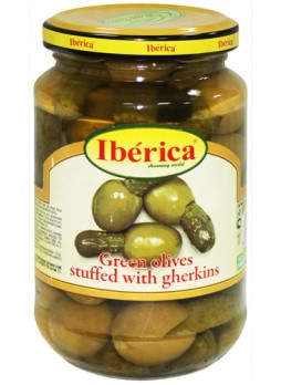 Евроогурчики Iberica с оливками 350г оптом