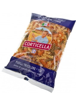 Фузилли триколор №154 (спиральки с томатом и шпинатом) "Corticella" 500гр. оптом