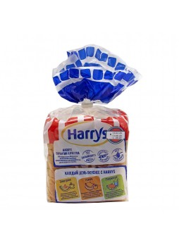 Хлеб пшеничный для сэндвичей American Sandwich 12 ломт 470гр\пакет Harry's™ (КОД 34419) (+18°С)