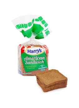 Хлеб пшенично-ржаной для сэндвичей American Sandwich 470гр\пакет.Harry's™ (КОД 34809) (+18°С)