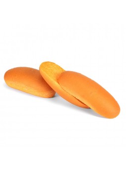 Булочка для хот-дога датского Оранжевая без кунжута, 170мм, 60грх36 "Paneteria"