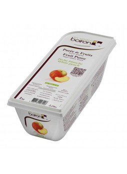 Пюре персика белого 89% заморож. 1 кг Boiron Франция (724/APB1C6) (КОД 12277) (-18°С)
