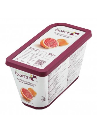 Пюре грейпфрута розового без сахара 100% заморож. 1кг Boiron Франция (арт. 531) (КОД 97710) (-18°С) оптом