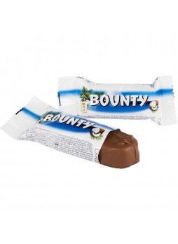 Конфета шоколадная Bounty® с мякотью кокоса в молочном шоколаде 3кг кор Россия (КОД 35320) (+18°С)