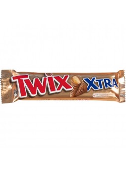 Печенье сахарное Twix® `Xtra с карамелью в молочн шоколаде 24х82гр упак х6 Россия(КОД 35687) (+18°С)
