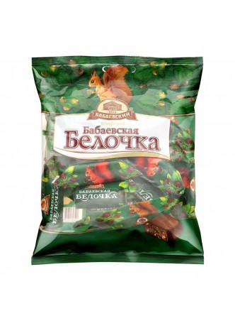 Конфеты Белочка, 200г. х 14шт., пакет, Бабаевский, Россия, (КОД 63929), (+18°С) оптом