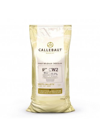 Шоколад Белый 25,9% таблетки 10кг х2шт пакет Callebaut CW2NV-595 Бельгия (КОД 12460) (+18°С)