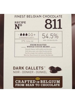 Шоколад Темный 54,5% таблетки 2,5кг х 8шт пакет Callebaut 811-RT-U71 Бельгия (КОД 13047) (+18°С)