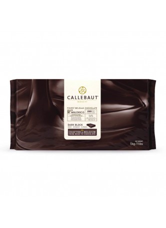 Шоколад Темный без сахара 54% блок 5 кг х 5шт пакет Callebaut MALCHOC-D-123 Бельгия (15929) (+18°C) оптом