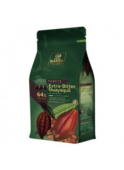 Шоколад Горький 64% таблетки 5кг х4 пакет Cacao Barry CHD-P64EBPU-RT-U72 Франция (КОД 20384) (+18°С)
