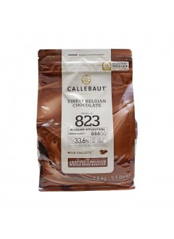 Шоколад Молочный 33,6% таблетки 2,5кг х8шт пакет Callebaut 823-RT-U71 Бельгия (КОД 40588) (+18°С)