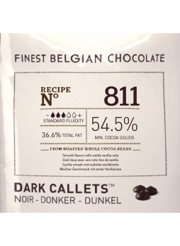 Шоколад Темный 54,5% таблетки 10кг х2шт пакет Callebaut 811NV-595 Бельгия (КОД 84691) (+18°С)