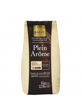 Какао порошок коричневый 100% 1кгх6 флоу-пак Cacao Barry DCP-22GT-BY-760 Франция (КОД 93525) (+18°С) оптом