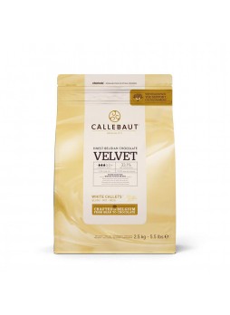 Шоколад Белый Velvet 32% таблетки 2,5кг х8 пакет Callebaut W3-RT-U71 Бельгия (КОД 98993) (+18°С)