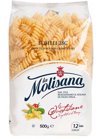 Макаронные изделия La Molisana 28C fusilli спиральки, 500 гр оптом