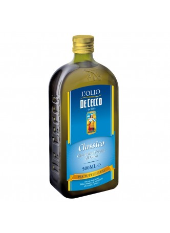 Масло оливковое Extra Virgin Classico 0,5л x12 ст/б De Cecco Италия (КОД 13629) (+18°С) оптом