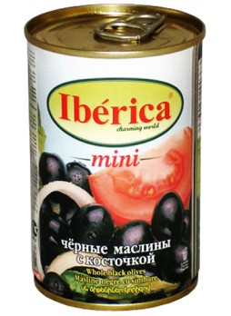 Маслины Iberica mini с косточкой 300г оптом