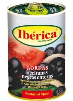 Маслины Iberica с косточкой 420г оптом