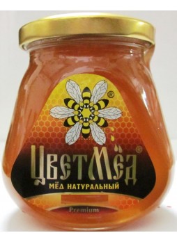 Мед натуральный цветочный "ЦветМед" 350гр. оптом