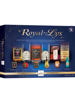 Конфеты Royal des Lys шоколадные с ликерами ассорти, 250г