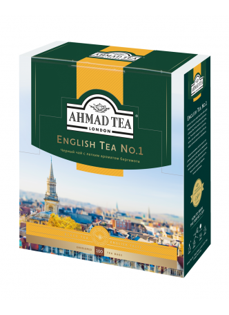 AHMAD TEA Чай черный ЕnglishTea №1 100 пак. оптом
