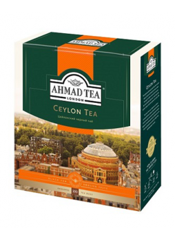 AHMAD TEA Чай черный Ceylon 100 пак.