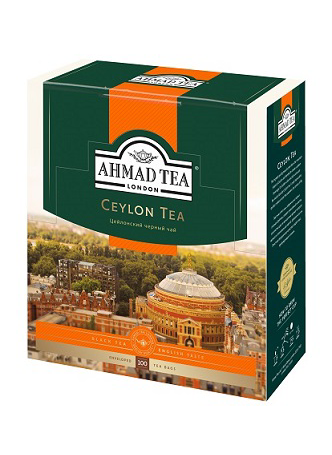 AHMAD TEA Чай черный Ceylon 100 пак. оптом