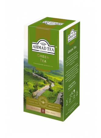 Чай AHMAD TEA зеленый, 25х2 г