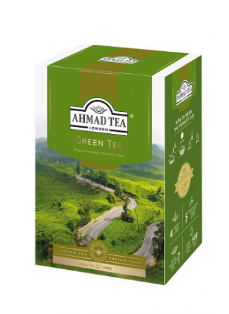 AHMAD TEA Чай зеленый листовой 200г оптом