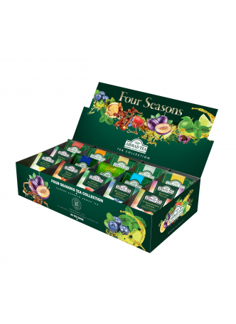 AHMAD TEA Чайный набор ассорти «Four Season’s» 15 вкусов в картонной коробке 90 саше оптом