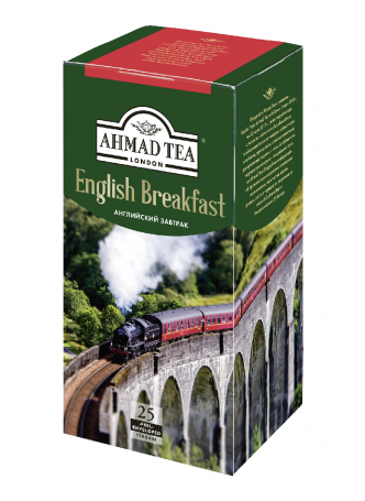 Чай AHMAD черный english breakfast, 25*2г оптом