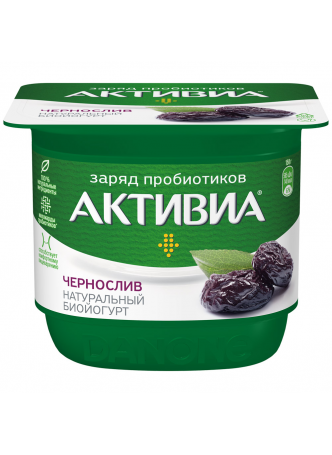 Йогурт АКТИВИА Чернослив, 150г оптом