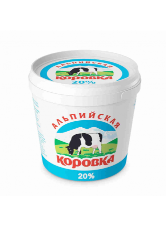 Молокосодержащий продукт АЛЬПИЙСКАЯ КОРОВКА 20%, 900г оптом