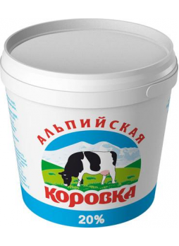 Молокосодержащий продукт АЛЬПИЙСКАЯ КОРОВКА 20%, 5кг