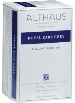 Чай Althaus Royal Earl Grey ароматизированный в пакетиках, 20*1,75г
