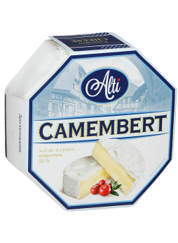 Сыр ALTI Камамбер 50% без заменителя молочных жиров, 125 г