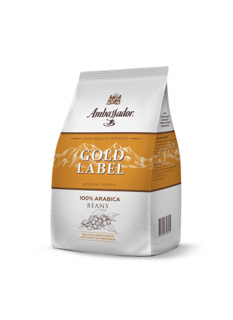 Кофе Ambassador Gold Label в зернах, 1000г оптом