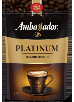 Кофе растворимый AMBASSADOR Platinum, 150г