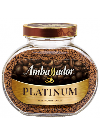 Кофе растворимый Platinum AMBASSADOR, 95 г оптом