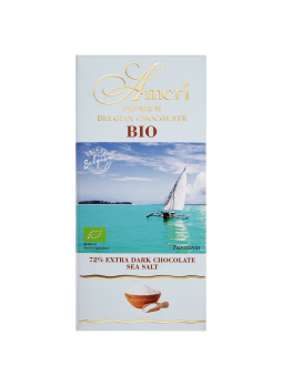 Шоколад Ameri Bio экстра горький с морской солью 100 г