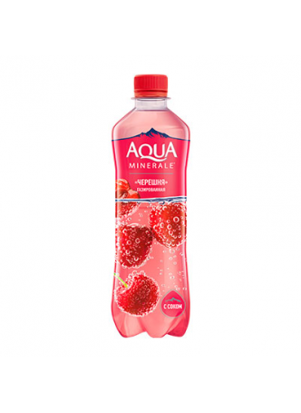Вода AQUA MINERALE со вкусом черешни, 0,5л оптом