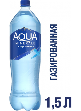 Вода газированная AQUA MINERALE пэт, 1,5л оптом