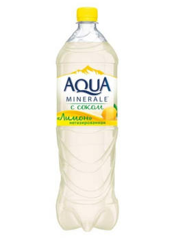 Напиток AQUA MINERALE без газа Лимон, 1,5л