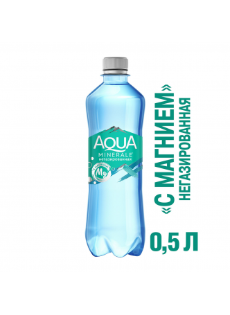 Вода AQUA MINERALE без газа с магнием, 0,5л оптом