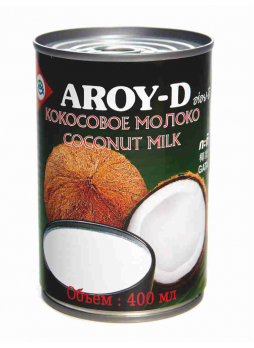 Молоко кокосовое AROY-D 60%, 400г
