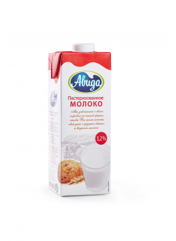 Молоко АВИДА Пастеризованное с крышкой 3,2%, 1л